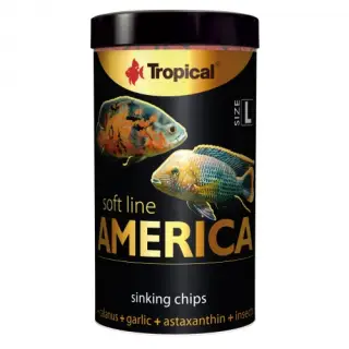 Tropical Soft Line America Size L 250ml/130g - miękki pokarm dla ryb z Ameryki