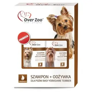Over Zoo Szampon i odżywka  dla psów rasy Yorkshire Terier dwupak 2x250ml-1357511