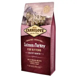 Carnilove Cat Salmon & Turkey for Kittens - łosoś i indyk 6kg-1397133