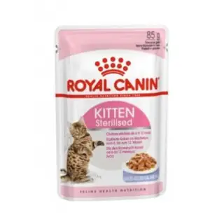 Royal Canin Kitten Sterilised Jelly 85G - pokarm mokry dla kotów sterylizowanych