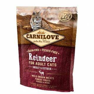 Carnilove Cat Reindeer Energy & Outdoor - renifer 400g-1317780