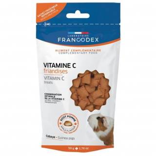 Francodex Przysmak dla świnki morskiej - z witaminą C 50g [FR174132]-1322289