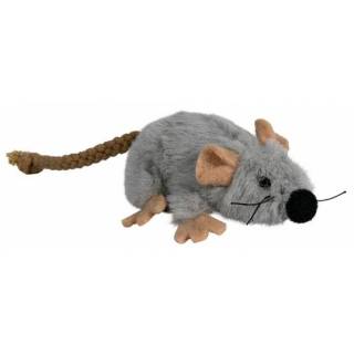 Trixie Mysz pluszowa z kocimiętką 7cm - zabawka dla kota