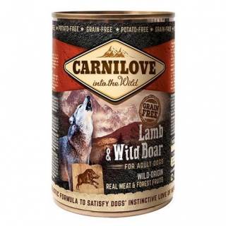 Carnilove Dog Wild Meat Lamb & Wild Boar Adult - jagnię i dzik puszka 400g-1322811