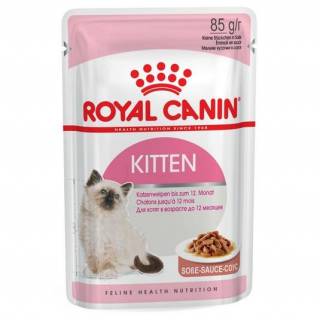 Royal Canin Feline Kitten w sosie 85g - dla kociąt od 4 do 12m-ca