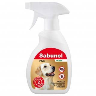 Sabunol Płyn 250ml - do zwalczania kleszczy i pcheł w otoczeniu zwierząt