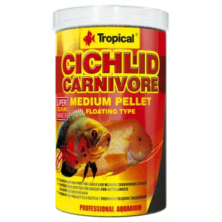 Tropical Cichlid Carnivore Medium Pellet 1000ml - pokarm dla pielęgnic