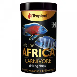 Tropical Soft Line Africa Carnivore M 250ml/130g - miękki pokarm dla ryb afrykańskich
