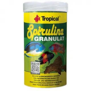 TROPICAL Pokarm Spirulina granulat 1000ml/440g - pokarm roślinny