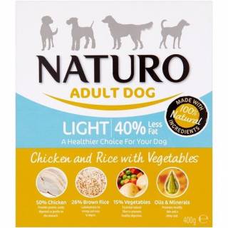 Naturo Light Kurczak z ryżem i warzywami 400g-290420