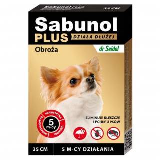 Sabunol Obroża Plus przeciw pchłom dla psa 35cm-501117