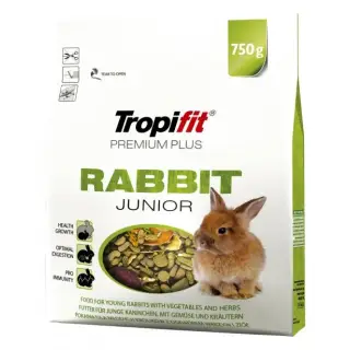 Tropifit Premium Plus Rabbit Junior 750g - pokarm dla dorosłych królików