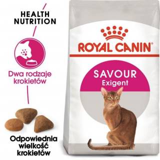 Royal Canin Exigent Savour Sensation karma sucha dla kotów dorosłych, wybrednych, kierujących się teksturą krokieta 4kg-