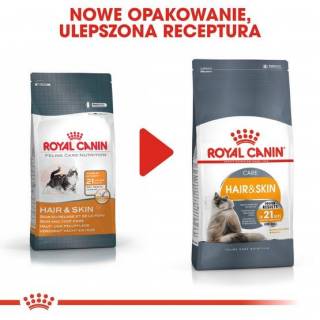 Royal Canin Hair&Skin Care karma sucha dla kotów dorosłych, lśniąca sierść i zdrowa skóra 2kg-879749