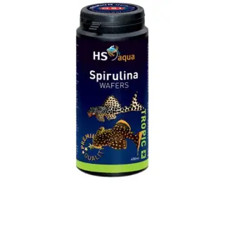 O.S.I. HS Aqua SPIRULINA WAFERS 400ml/235g - Tonące wafelki dla glonojadów, sumików, itp.