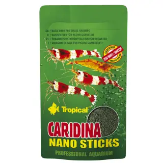 TROPICAL Pokarm Caridina Nano Sticks 10g - krewetki