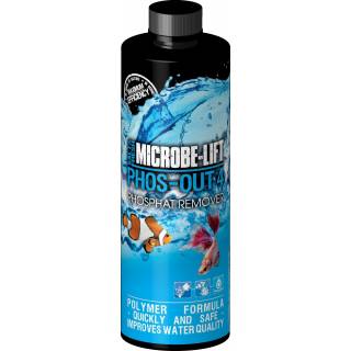 MICROBE-LIFT PHOS-OUT4 473ML - Szybko usuwa fosforany z akwarium słodkowodnego i morskiego