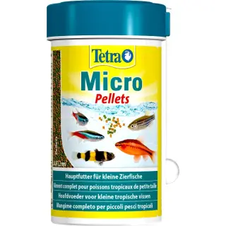 Tetra Micro Pellets 100ml - pokarm drobny wybarwiający