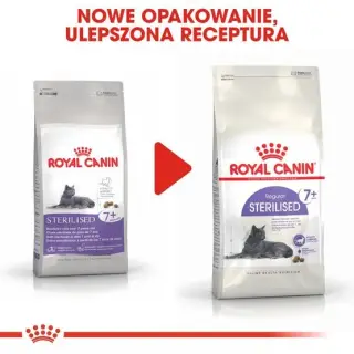 Royal Canin Sterilised 7+ karma sucha dla kotów dorosłych, od 7 do 12 roku życia, sterylizowanych 400g-1483646