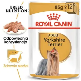 Royal Canin Yorkshire Terrier Adult karma mokra - pasztet, dla psów dorosłych rasy yorkshire terrier saszetka 85g-139642