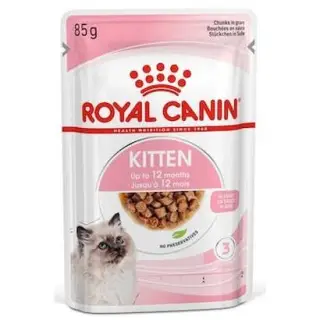 Royal Canin Kitten Instinctive w sosie karma mokra dla kociąt do 12 miesiąca życia saszetka 85g-1465604