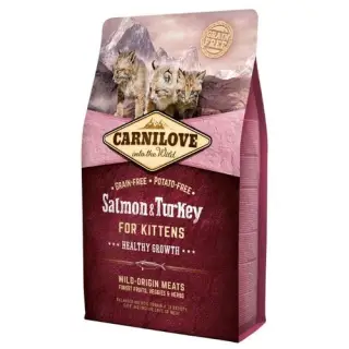 Carnilove Cat Salmon & Turkey for Kittens - łosoś i indyk 2kg-1397131