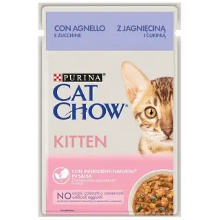Purina Cat Chow Kitten Jagnięcina saszetka 85g-1426705