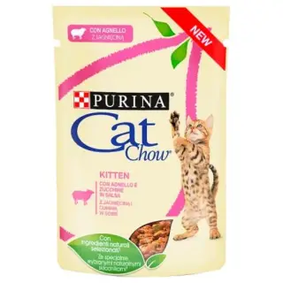 Purina Cat Chow Kitten Jagnięcina saszetka 85g-1549867