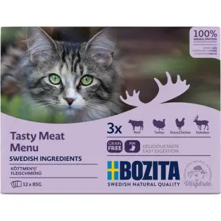 Bozita Cat Multibox z mięsem w sosie saszetki 12x85g-1550003