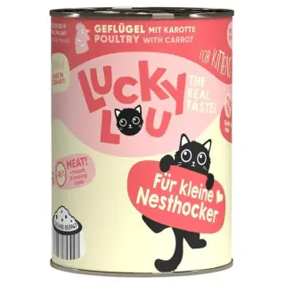 Lucky Lou Lifestage Kitten Drób puszka 400g-1388482