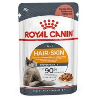 Royal Canin Intense Beauty w sosie  karma mokra dla kotów dorosłych, zdrowa skóra, piękna sierść saszetka 85g-1466012