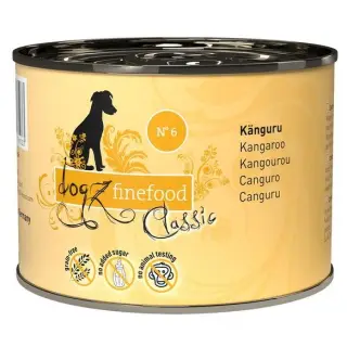 Dogz Finefood Classic N.06 Kangur puszka 200g-1468903