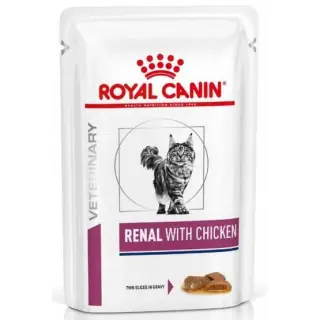 Royal Canin Veterinary Diet Feline Renal Kurczak saszetka 85g-1395378
