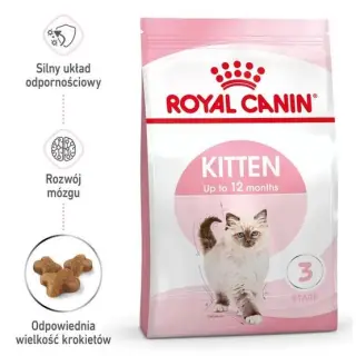 Royal Canin Kitten karma sucha dla kociąt od 4 do 12 miesiąca życia 400g-1381201