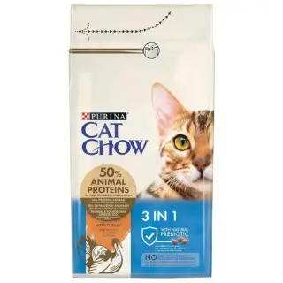 Purina Cat Chow 3in1 z indykiem 1,5kg-1435002