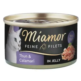 Miamor Feine Filets Dose Thunfisch & Calamari - tuńczyk i kalmary 100g-1358433