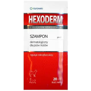 Hexoderm - szampon dermatologiczny saszetka 20ml - 1 sztuka-1358759