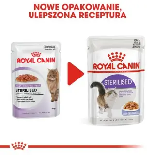 Royal Canin Sterilised w galaretce karma mokra dla kotów dorosłych, sterylizowanych saszetka 85g-1697896
