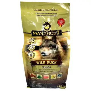 Wolfsblut Dog Wild Duck Senior kaczka i bataty 2kg-1698752