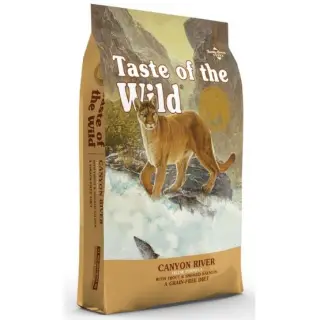 Taste of the Wild Canyon River Feline z pstrągiem i łososiem 2kg-1396444
