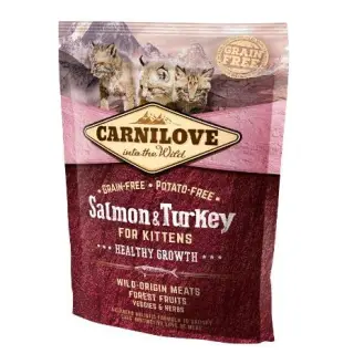 Carnilove Cat Salmon & Turkey for Kittens - łosoś i indyk 400g-1397135