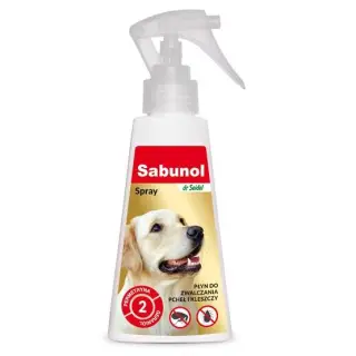 Sabunol Spray przeciw pchłom i kleszczom dla psa 100ml-1398090