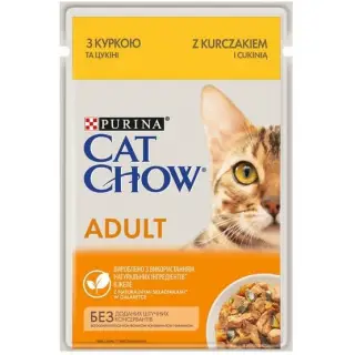 Purina Cat Chow Kurczak i cukinia saszetka 85g-1700947