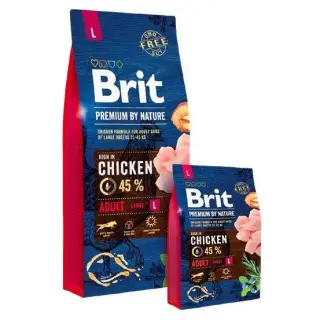 Brit Premium By Nature Adult L Large 15kg-1398545