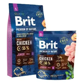 Brit Premium By Nature Junior S Small 3kg-1398570