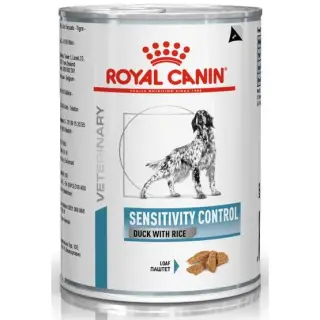 Royal Canin Veterinary Diet Canine Sensitivity Control kaczka i ryż puszka 420g-1426494
