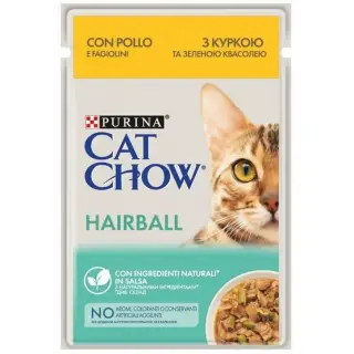 Purina Cat Chow Hairball Kurczak saszetka 85g-1404798
