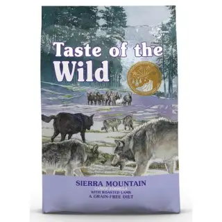 Taste of the Wild Sierra Mountain Canine z mięsem z jagnięciną 12,2kg-1702051