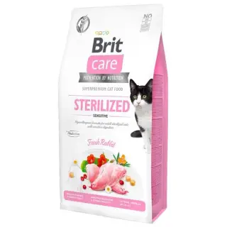 Brit Care Cat Grain Free Sterilized Sensitive 400g-1400051