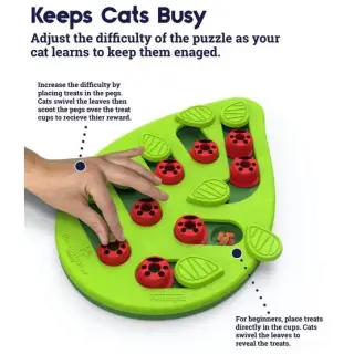 Nina Ottosson Cat Buggin' Out Puzzle & Play - gra edukacyjna dla kotów-1702521